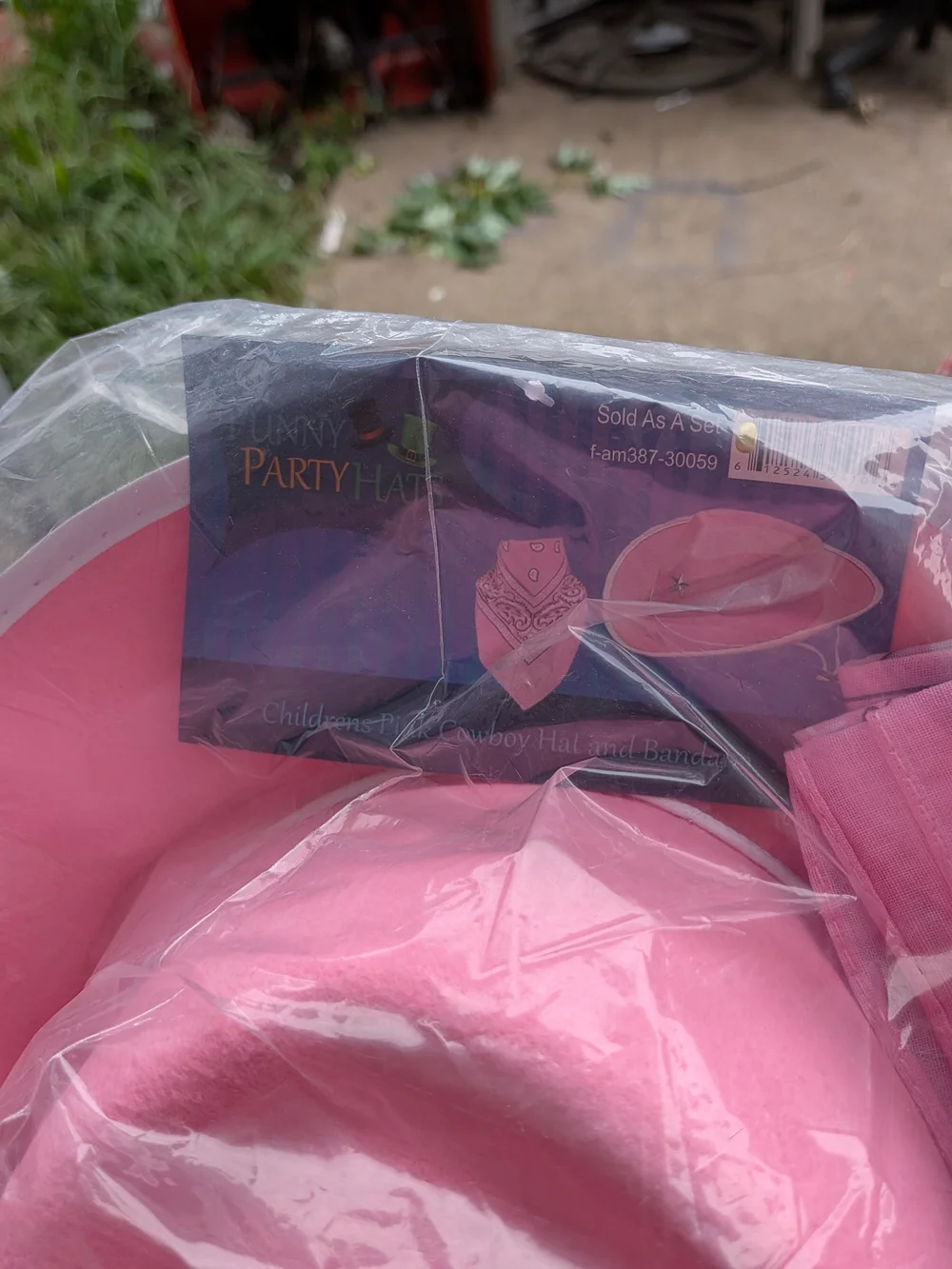 Pink Party Cowboy Hat with Star Accent - Unbranded